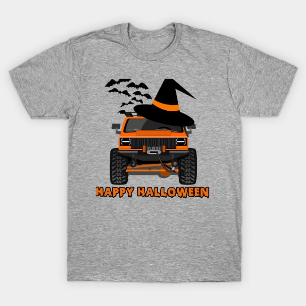 Jeep 4x4 Happy Halloween T-Shirt by sojeepgirl